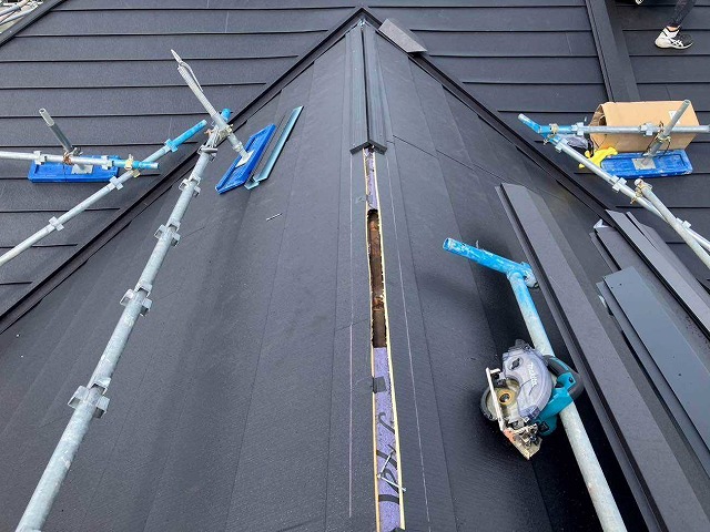 スーパーガルテクトを施工